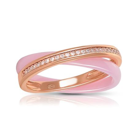 Кольцо из серебра с керамикой и фианитами 2690₽