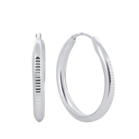 Серьги-конго из серебра 490₽