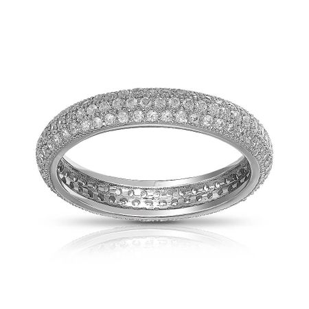 Серебряное кольцо с фианитами 1290₽