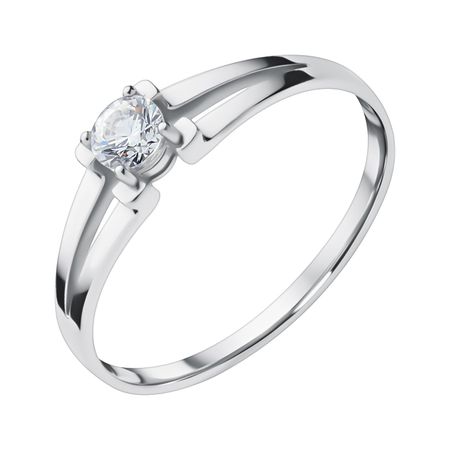 Золотое кольцо с кристаллом 34950₽