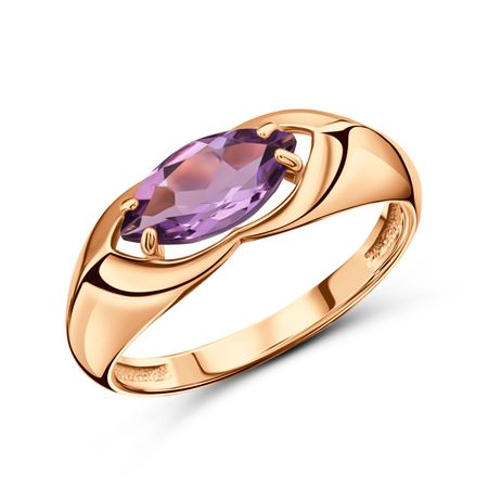 Золотое кольцо с аметистом 27990₽