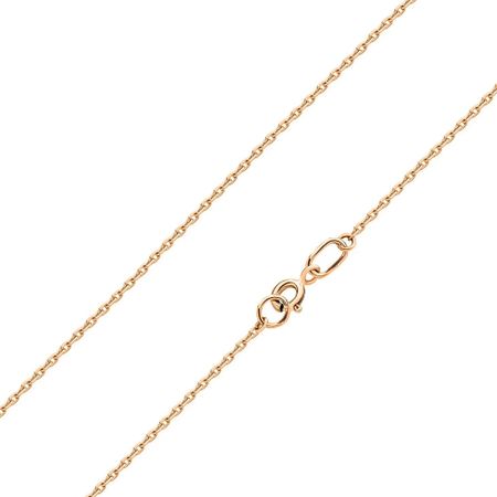 Золотая полновесная цепочка Якорь квадратный с алмазной гранью 50530₽