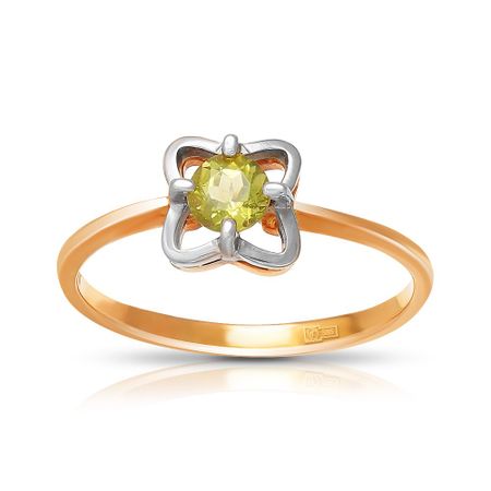 Кольцо из золота с хризолитом 24990₽