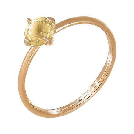 Кольцо детское TALANT из золота с цитрином 10990₽