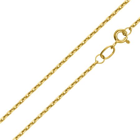 Золотая пустотелая цепочка Якорь 45990₽