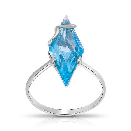 Кольцо из серебра с топазом 890₽