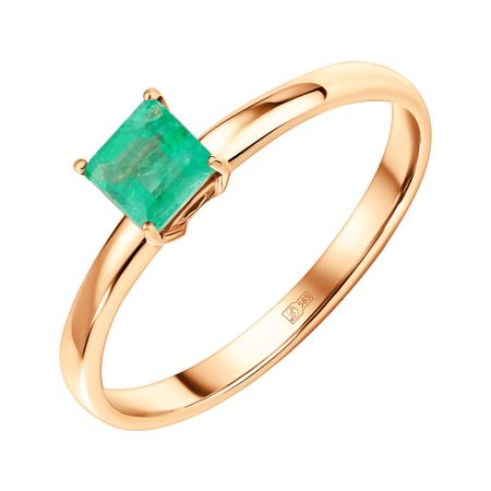 Золотое кольцо с изумрудом 47990₽