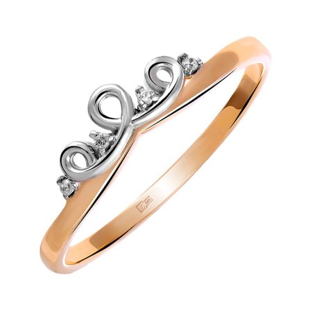 Кольцо детское из золота с фианитами 25960₽