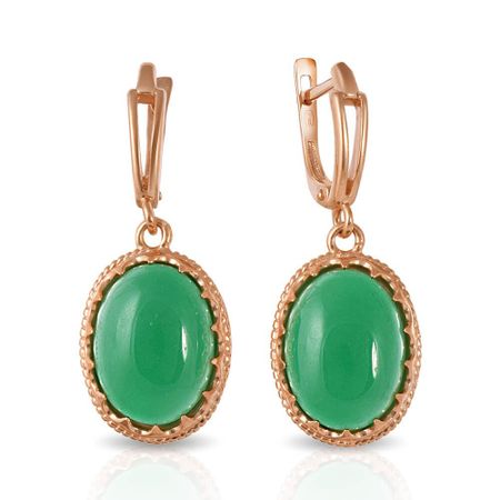 Серьги из серебра с агатами 2370₽