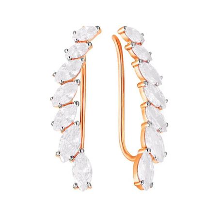 Серьги-каффы TALANT из золота с фианитами 27970₽