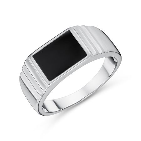 Серебряная печатка с эмалью 3500₽