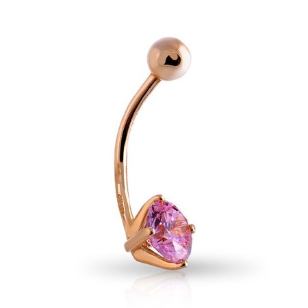 Золотой пирсинг со шпинелью нано 17770₽