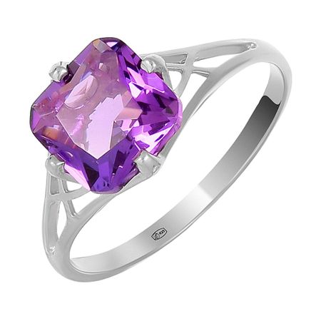 Кольцо из серебра с аметистом 990₽