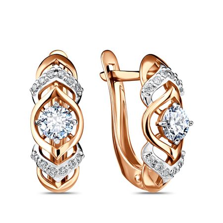 Серебряные серьги с фианитами 2290₽