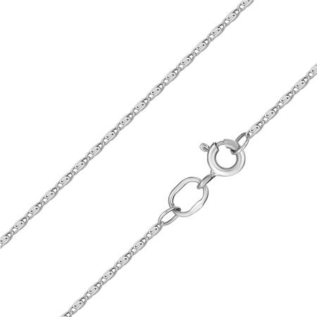 Серебряная полновесная цепочка Улитка с алмазной гранью 1490₽