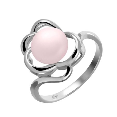 Серебряное кольцо с жемчугом 670₽