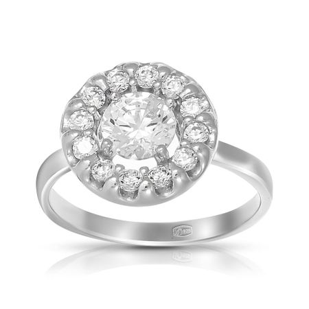 Кольцо SOKOLOV из серебра с фианитами 1430₽