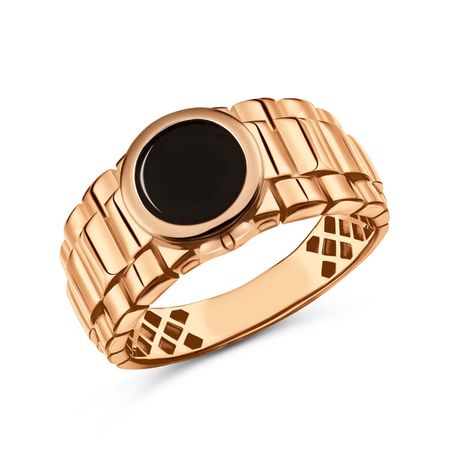 Золотая печатка с ониксом 77990₽