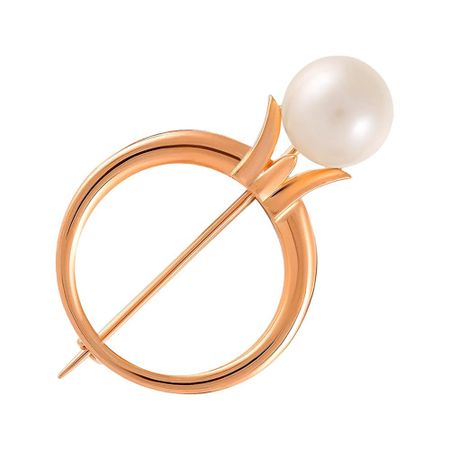 Брошь из золота с жемчугом 28990₽