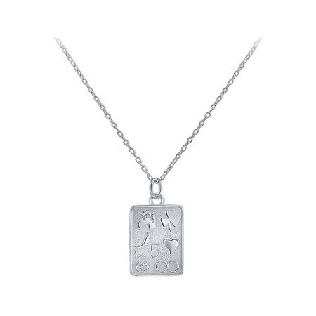 Серебряное колье с родированием р 40-45 790₽