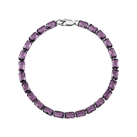 Серебряный браслет с кварцем 3190₽