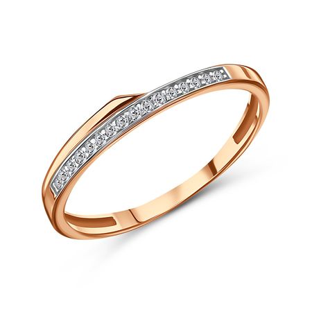 Золотое кольцо с фианитами 19490₽