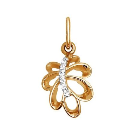 Золотая подвеска с фианитами 17990₽