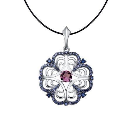 Серебряная подвеска с фианитами 2300₽