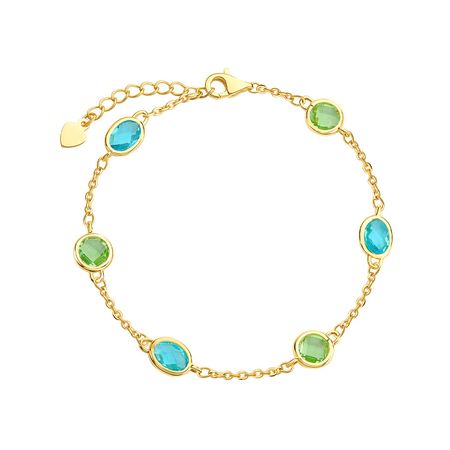 Серебряный браслет с фианитами 3350₽