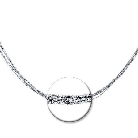 Серебряное колье с родированием 2700₽