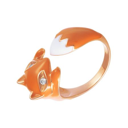 Кольцо SOKOLOV из серебра с эмалью и фианитами 1490₽