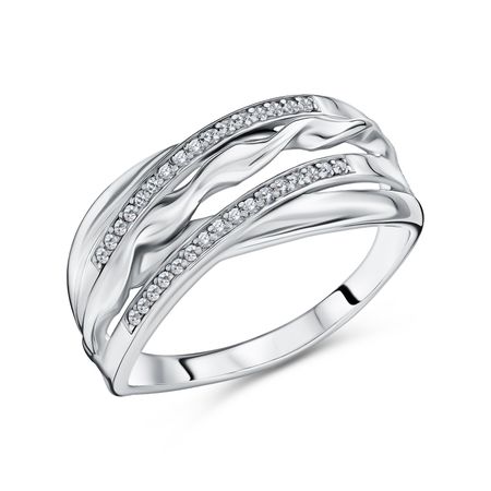 Серебряные серьги с фианитами 1130₽