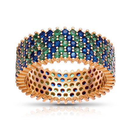 Кольцо из серебра с фианитами 2490₽