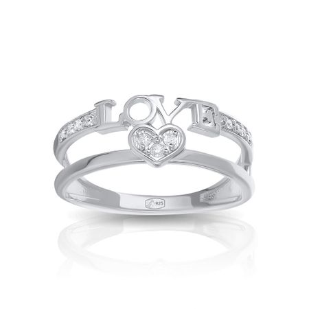 Кольцо из серебра с фианитами 790₽