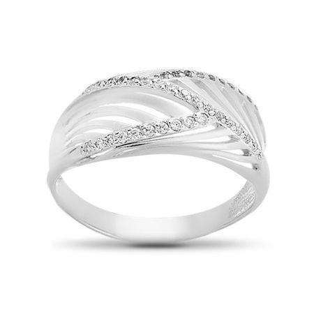 Кольцо из серебра с фианитами 2000₽