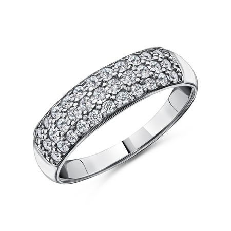 Серебряное кольцо с фианитами 1490₽