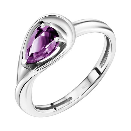 Серебряное кольцо с ювелирным кристаллом 900₽