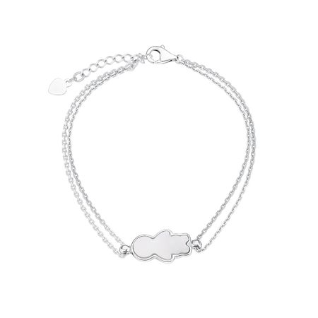 Серебряный браслет с эмалью р 17-20 3370₽