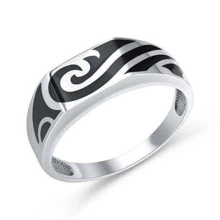 Серебряная печатка с эмалью 1690₽