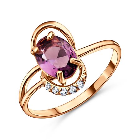 Кольцо из серебра с алпанитом и фианитами 249₽