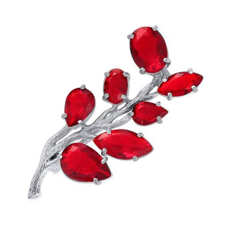 Брошь из серебра с гранатом 4480₽