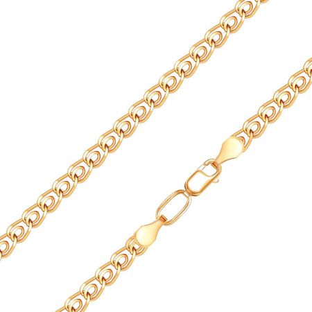 Серебряная цепочка Лав с позолотой 3290₽