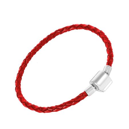 Кожаный браслет с серебряным замком 1790₽