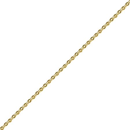 Серебряная полновесная цепочка Круглый якорь с позолотой 990₽