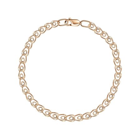 Серебряный браслет Лав с позолотой 390₽