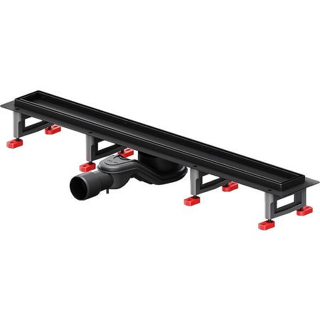 Душевой лоток AMPM MasterFlow 70 W01SC-U11-070-04BM с Черной матовой решеткой под плитку Tile 15090₽