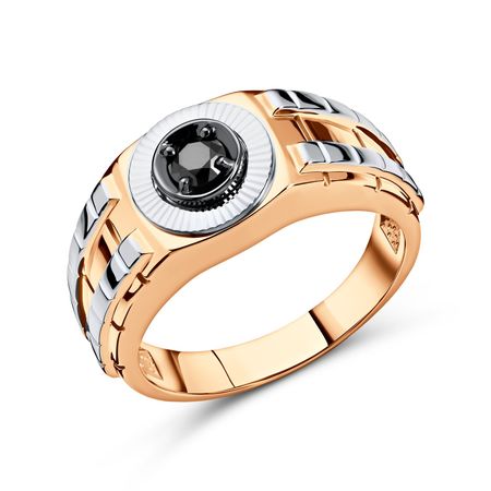 Золотая печатка с фианитом 87630₽