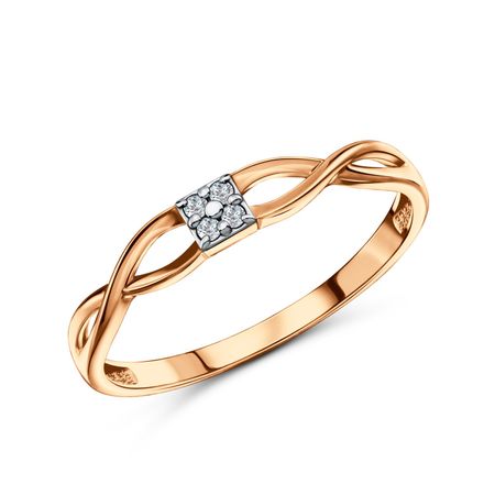 Золотое кольцо с бриллиантами 23990₽