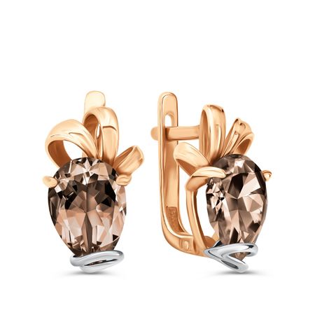 Серьги из золота с раухтопазами 39990₽