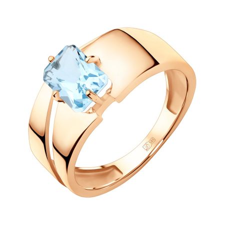 Золотое кольцо с топазом Sky 34990₽